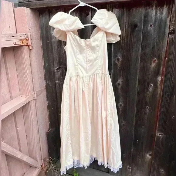 Vintage Gunne Sax Jessica Mclintock Cottage Core Dress NEW - Picture 3 of 6